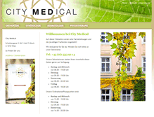 Tablet Screenshot of city-medical.at